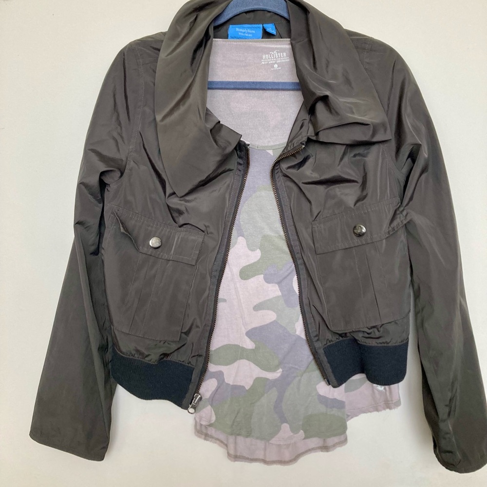 Cropped Military Jacket